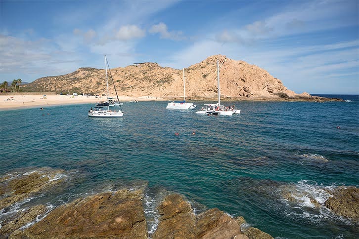 Santa Maria Beach is located 15 minutes from San Jose del Cabo