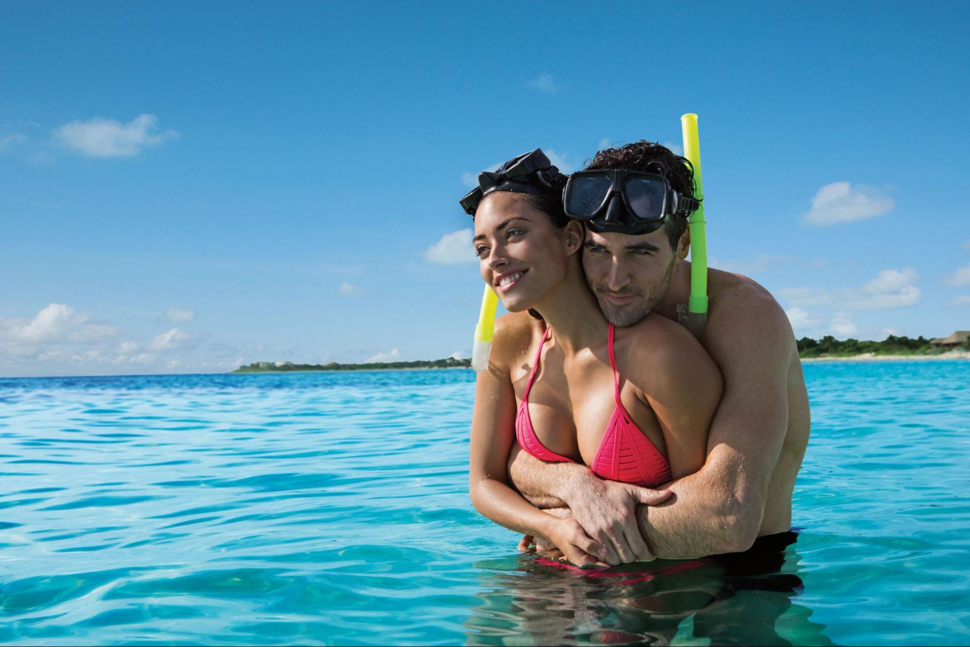 Snorkeling at Secrets Akumal Riviera Maya