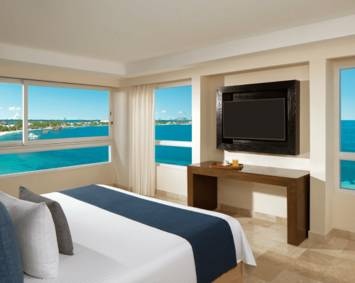 master suite with oceanview dreams sands cancun resort & spa