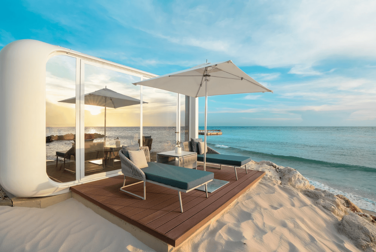 preferred club mare beachfront bungalow dreams curacao resort spa & casino