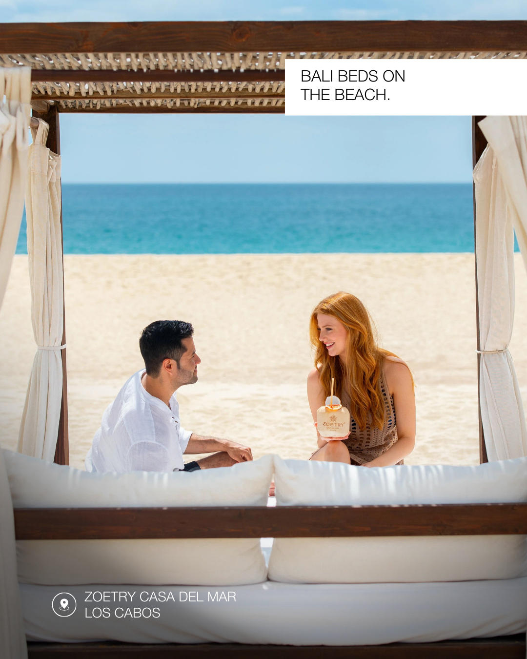 Zoëtry Casa del Mar Los Cabos - Bali beds frente al mar