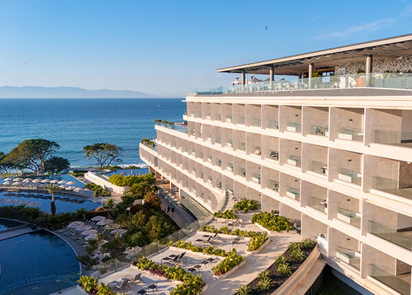 Resort architecture in Riviera Nayarit