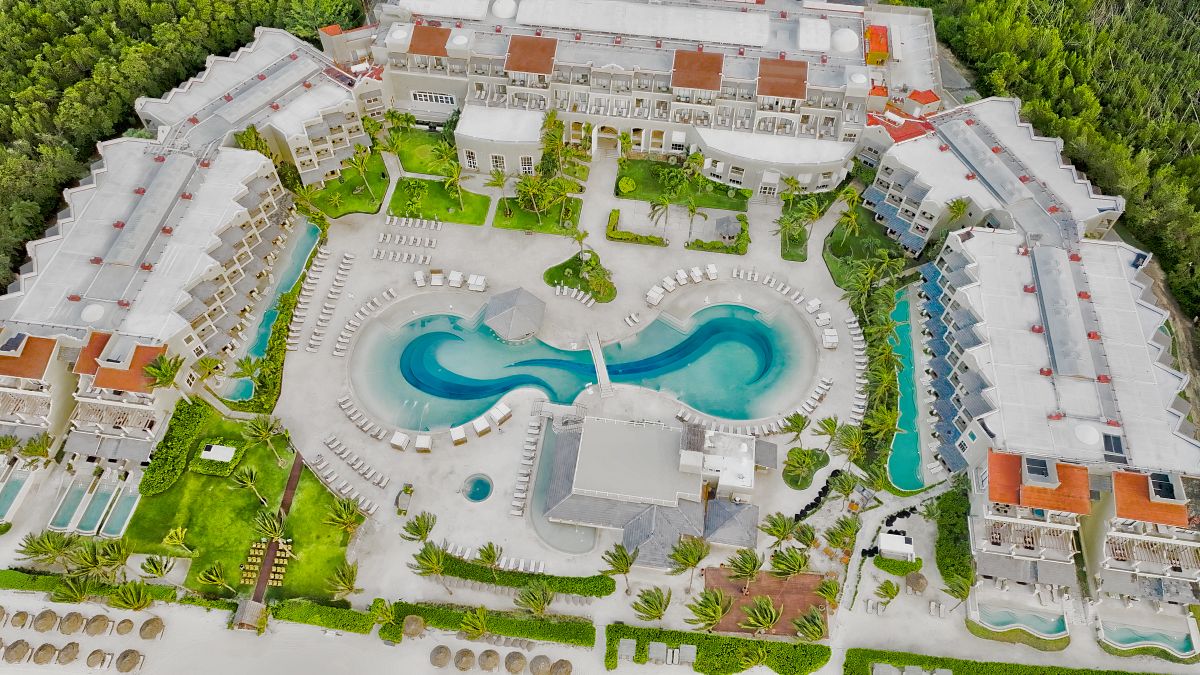 CANIA-EXT-Aerial-Pool-01-FA Hyatt Zilara Riviera Maya