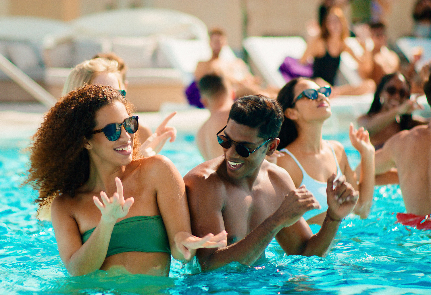 Poolside activities at UVC participating properties