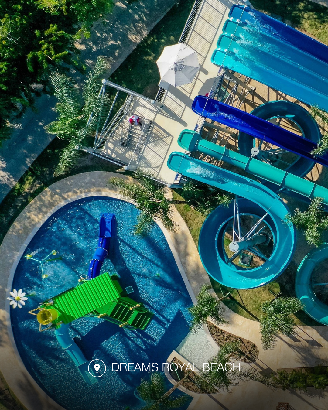 Water park at Dreams Royal Beach Punta Cana