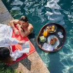 Dreams Sapphire luxury poolside breakfast retreat